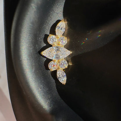 Titanium Marquise labret