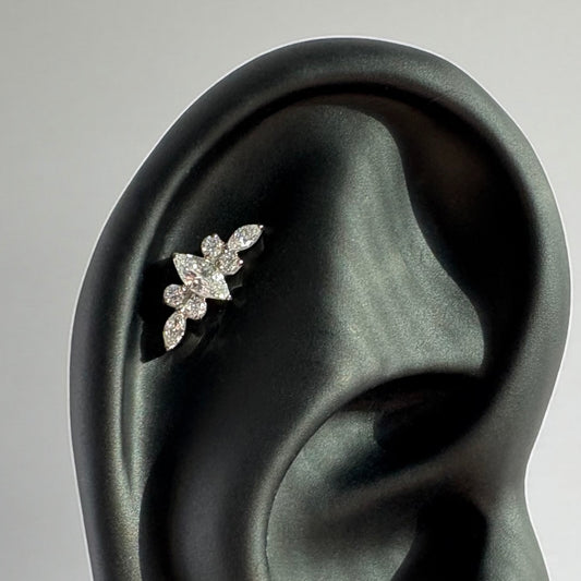 Titanium Marquise labret