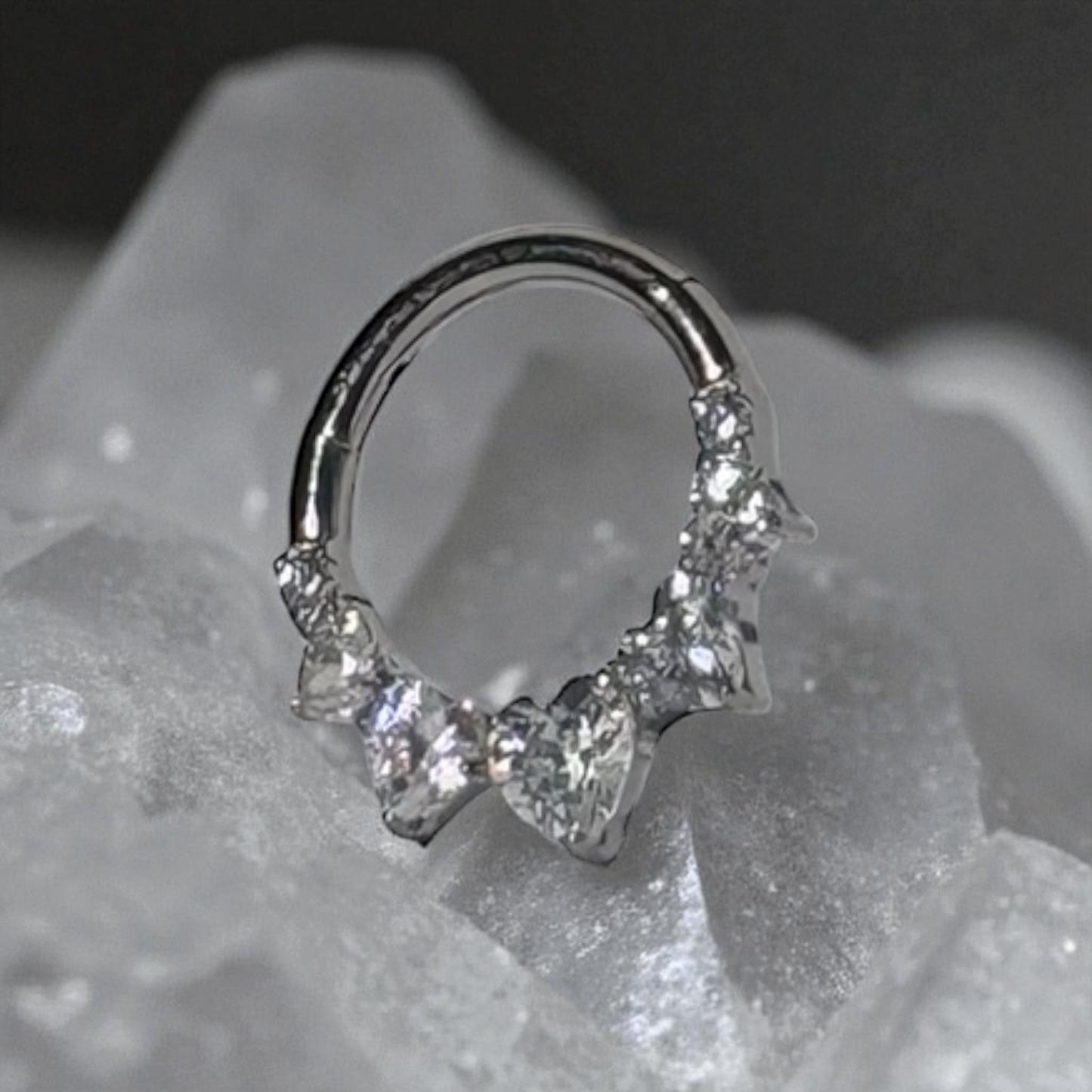 cubic zirconia hinge